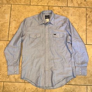 Men’s 16.5x35 Wrangler Denim Work Shirt